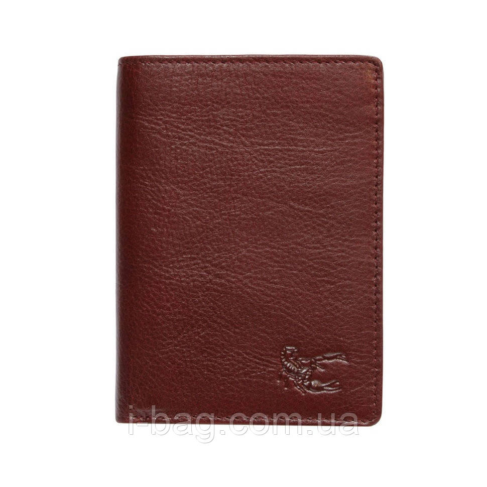 Шкіряне портмоне Monterosso 4087 rosso червоний