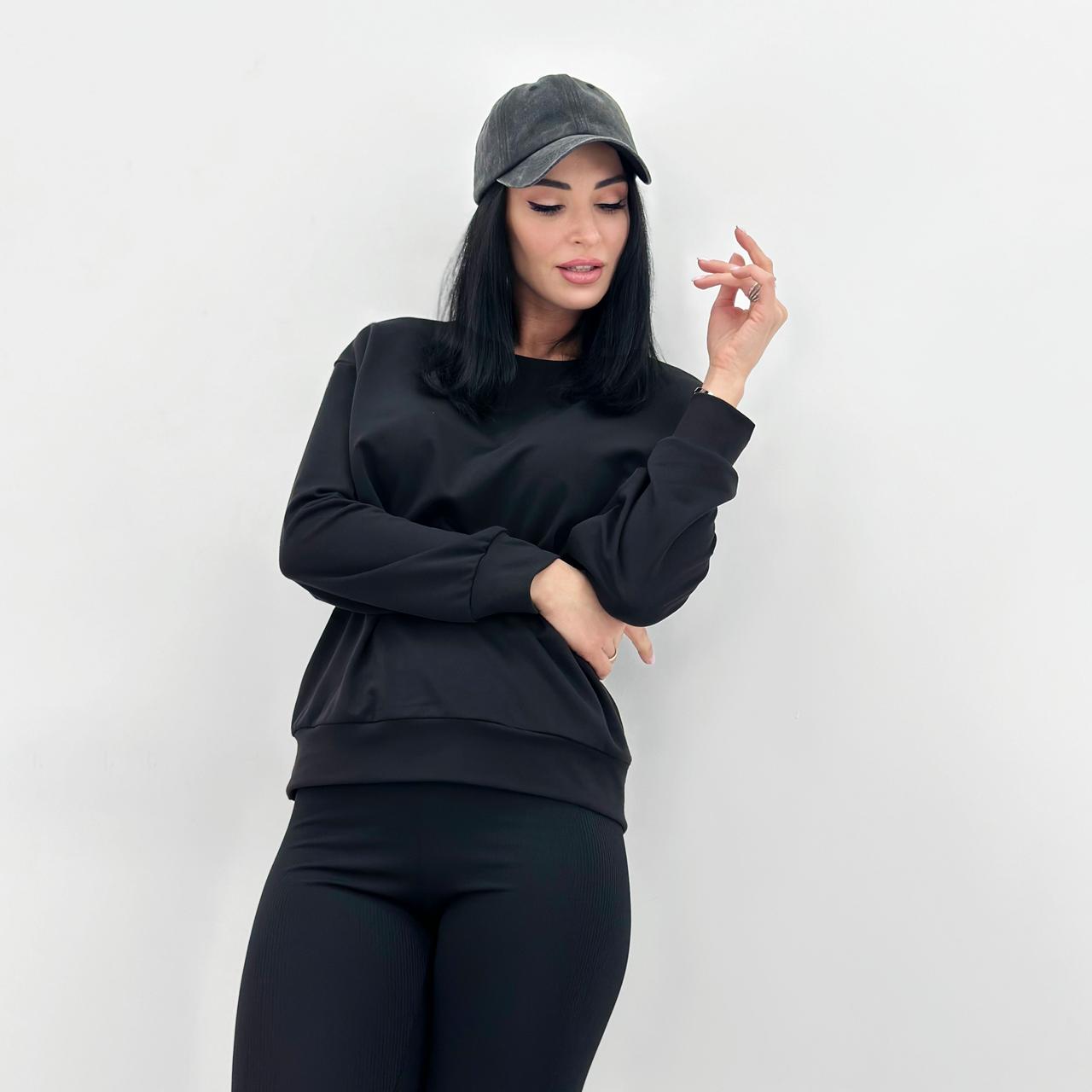 Базовий світшот із двонитки "Kaplan" Батал, фото 1