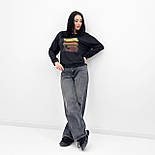 Демісезонний жіночий світшот з принтом "California" Батал, фото 10