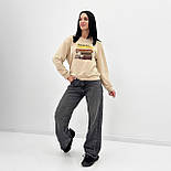 Демісезонний жіночий світшот з принтом "California" Батал, фото 8