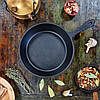 Сковорода-сотейник чавунна Maysternya з кришкою 28х6 см Т204С3, фото 3