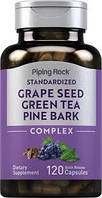 Standardized Grape Seed Green Tea Pine Bark Complex Piping Rock, 120 капсул