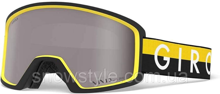 Гірськолижна маска Giro Blok Black Yellow Throwback Vivid Onyx S3, фото 1