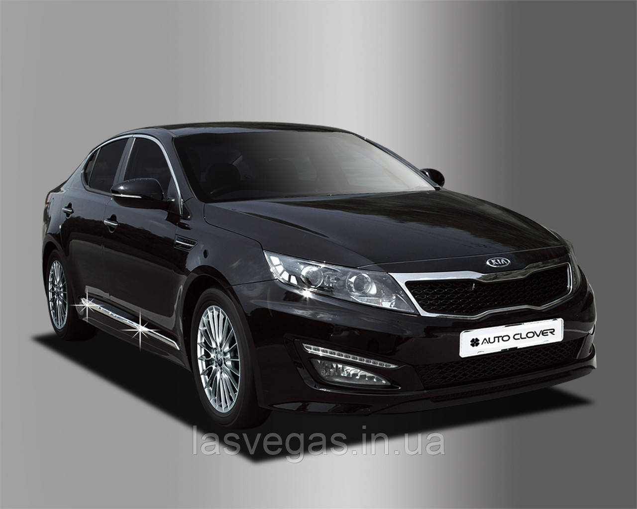 Молдинги дверей хромовані KIA Optima K5 2010-2014 (Autoclover/Південна Корея)