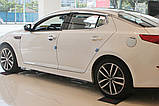 Молдинги дверей хромовані KIA Optima K5 2010-2014 (Autoclover/Південна Корея), фото 11