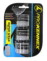 Намотка на ракетки ProKennex Super Wrap Over Grip 3 шт 25x1100x0.75 Белый (AYGP1705-W)
