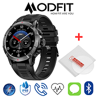 Смарт годинник з компасом Modfit Expedition Compass All black Розумний годинник NX8