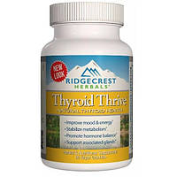 Комплекс для профилактики щитовидной железы RidgeCrest Herbals Thyroid Thrive 60 Veg Caps RCH HR, код: 7519000
