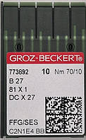 Иглы Groz-Beckert DC*27 №70 SES