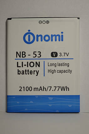 Акумулятор Nomi i502 (АКБ, Батарея) NB-53 , оригінал, фото 2