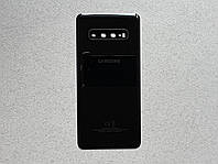 Samsung Galaxy S10 Plus Prism Black задня кришка з блоком захисних стекол камери на заміну чорного кольору