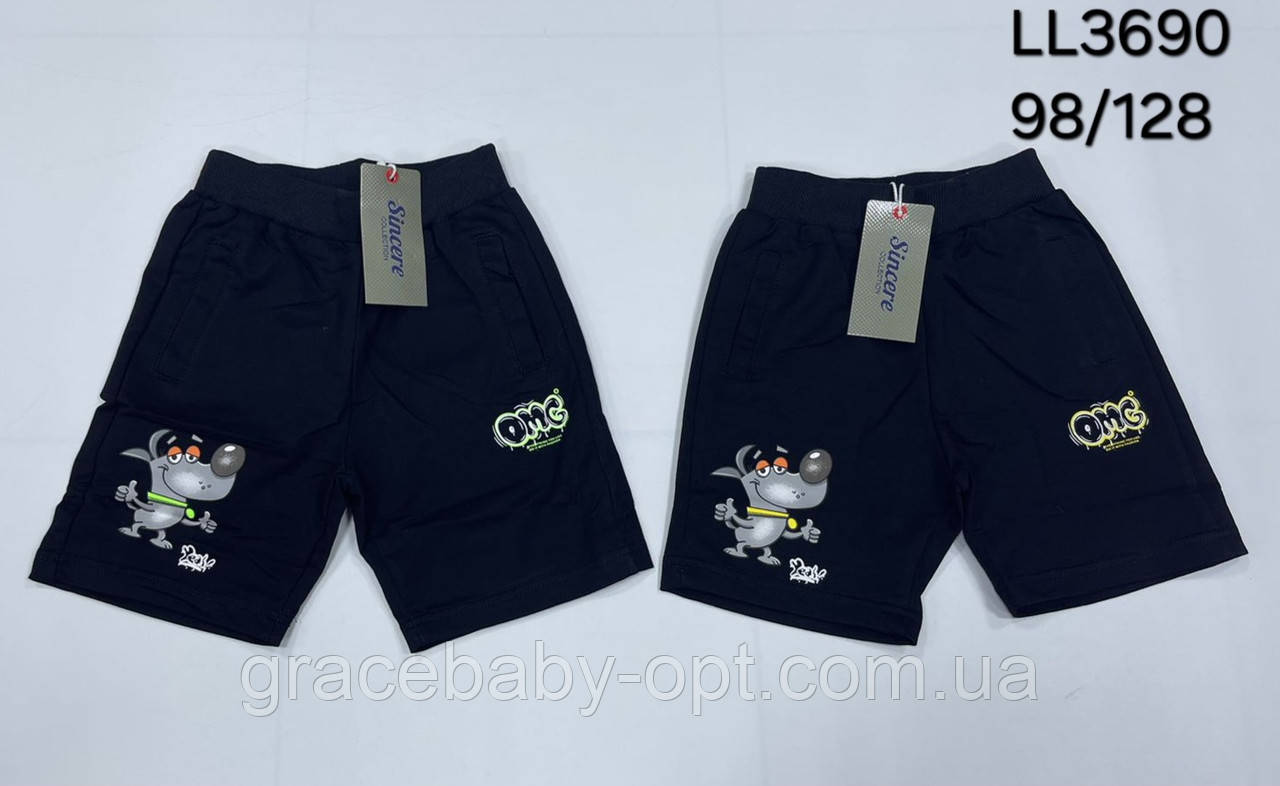 Шорти для хлопчиків гуртом, Sincere, 98-128 см, No LL-3690