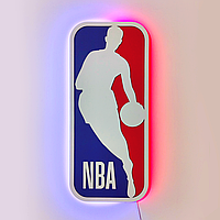 Лого NBA с подсветкой. Логотип НБА оригинал