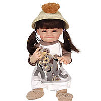 Силіконова колекційна лялька Reborn Даша Повністю Анатомічна Висота 55 см (619) EM, код: 7950922