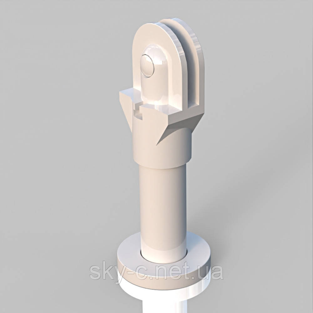 Опора регулююча нейлон біла, фото 1