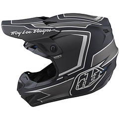 Шолом для мотокросу мотошолом TLD Troy Lee Designs GP RITN Black Grey M (56-57см)