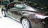 Молдинги дверей хромовані Toyota Camry 70 2017- (Autoclover/Південна Корея), фото 8