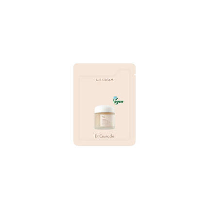 Крем-Гель з екстрактом комубучі Dr.Ceuracle Vegan Kombucha Tea Gel Cream, 2 ml, фото 1