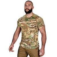 Легкая футболка Camotec Thorax Patrol Multicam, военная потоотводная футболка, тактическая футболка мультикам