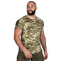 Легка футболка Camo Tec Thorax Patrol ММ14, військова потовідвідна футболка, тактична футболка піксель