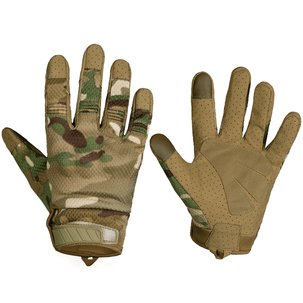 Camotec тактичні рукавички TAC 2.0 MULTICAM, військові рукавички мультикам, чоловічі літні тактичні рукавички