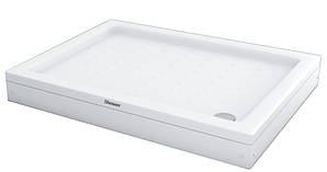 Душовий піддон Shower Mode 100x70x15 см прямокутний акриловий піддон для душової кабіни з ніжками