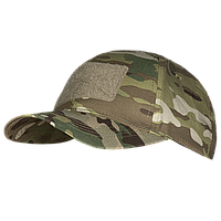 CamoTec бейсболка тактична TACTIC TWILL 50/50 Multicam, військова кепка мультикам, чоловіча кепка з липучкою