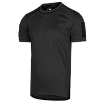 Футболка Camotec із вологовідвідної тканини CG Chiton Patrol Black, чоловіча літня футболка, тактична футболка