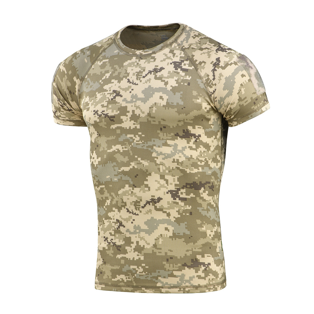 M-Tac футболка реглан потовідвідна тактична Summer MM14, військова літня футболка пискель армійська
