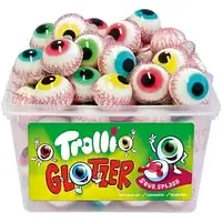 Желейні цукерки Trolli Glotzer (очі) тубус 60 шт 1128гр