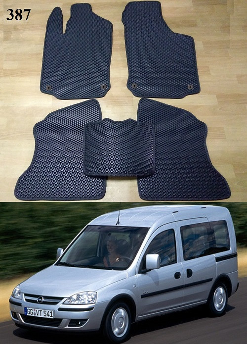 Килимки ЕВА в салон Opel Combo С '01-11