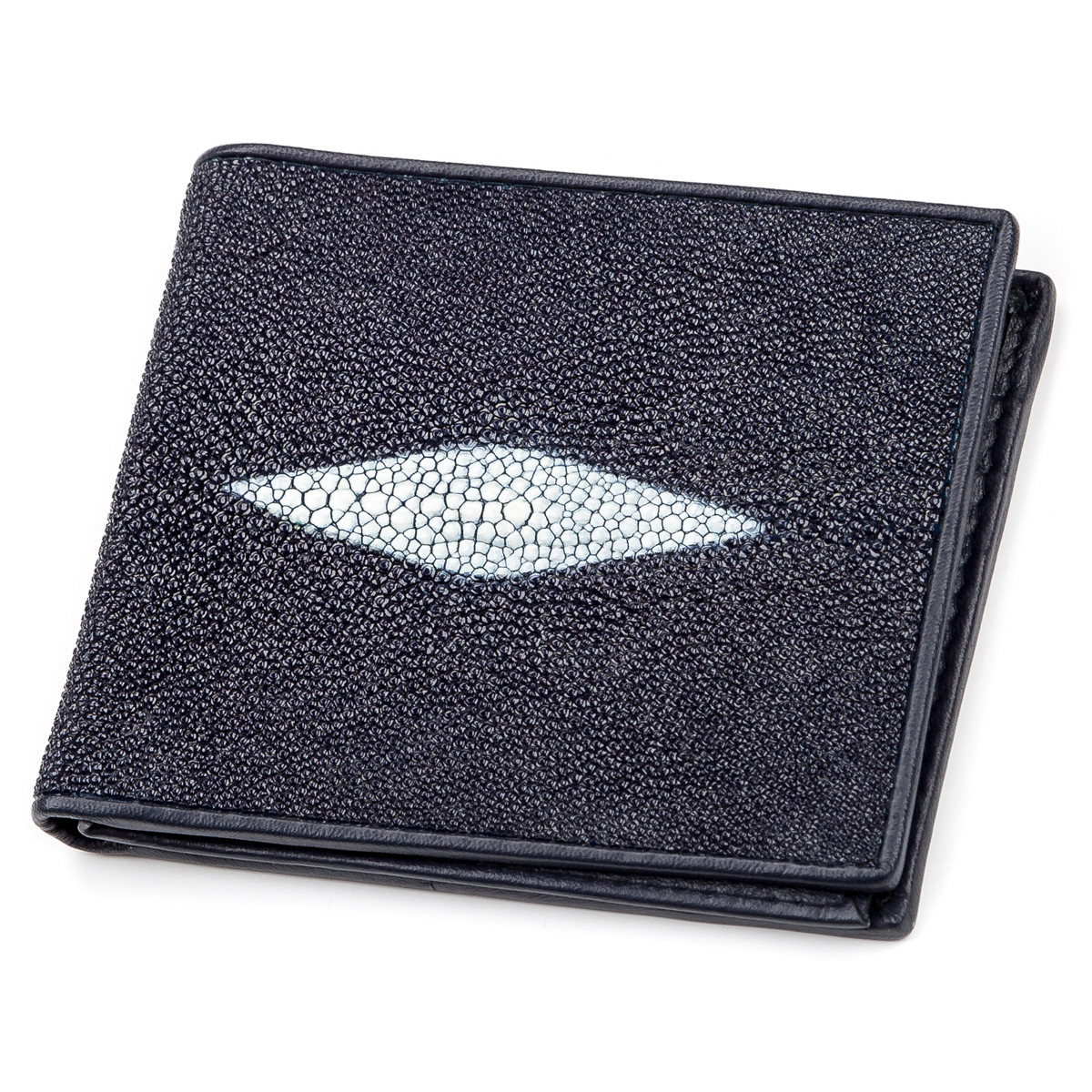 Портмоне чоловіче STINGRAY LEATHER 181216 з натуральної шкіри морського ската Синє