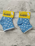 Дитячі шкарпетки в горошок для новонароджених 0-6 місяців