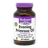 Масло вечерней примулы Bluebonnet Nutrition Evening Primrose Oil 1300 mg 60 Softgels BLB0921 TS, код: 7682842