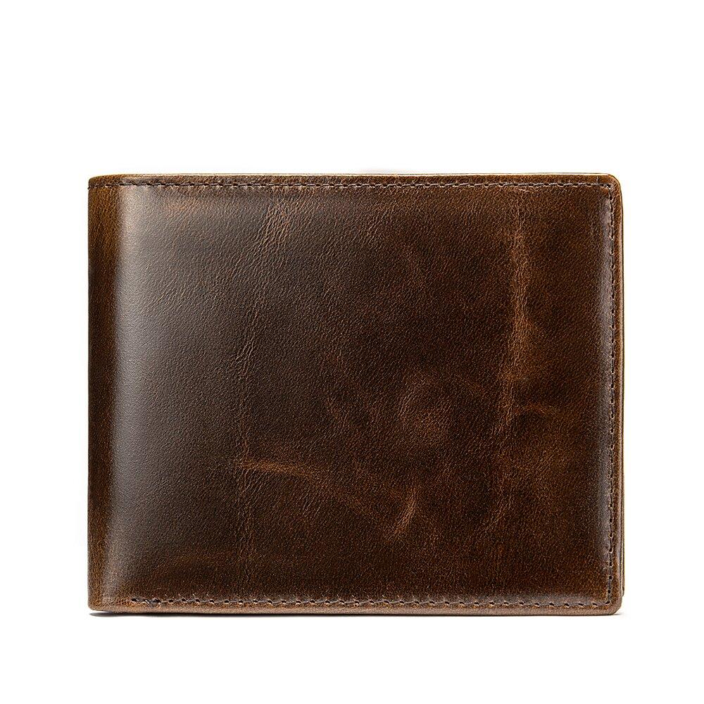Портмоне шкіряне компактне 183309 Vintage Коричневе