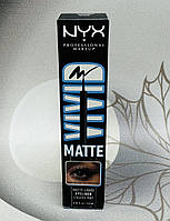 Чорна тонка підводка для очей NYX Professional Makeup Matte Liquid Liner