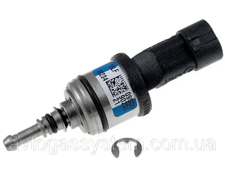 Газові форсунки BRC IN03 MY09 Normal синього кольору на стопорному кільці, фото 1