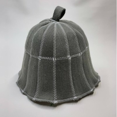 Шапка для лазні "Дзвіночок" (сірий фетр), фото 1