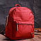 Стильний жіночий рюкзак з текстилю Vintage 186219 Бордовий, фото 7