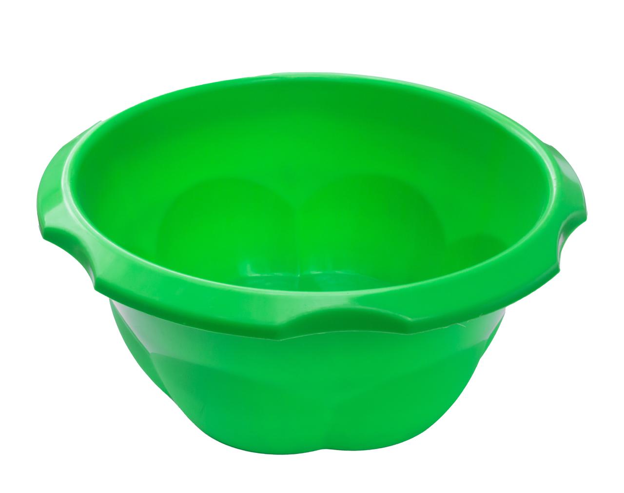 Миска пластикова харчова 4,5 літра Ø 30 см h=14 см (Юніпласт)