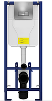 Инсталляция для унитаза sanica 74 подвесного со встроенным бачком 3/6 литров фронтальным управлением