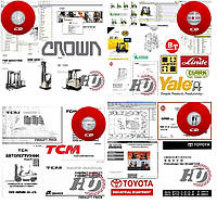 Каталоги запасных частей, инструкции по ремонту и эксплуатации погрузчиков TCM, CROWN, TOYOTA, LINDE, BT, OM