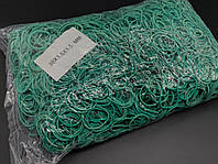 Резинки для денег канцелярские 30 х 1,5 х 1,5 мм зеленые в пакете 5469 шт