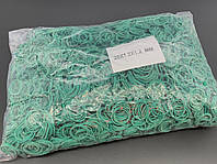 Резинки для банкнот канцелярские 20 х 1,2 х 1,2 мм 9353 шт зеленые в пакете
