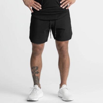 Шорти чоловічі для тренувань Crazy Muscle чорний XL