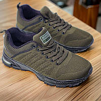 Мужские кроссовки перфорация Bonote khaki (36-50р)