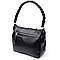 Красива сумка жіноча KARYA 184627 шкіряна Чорний, фото 2