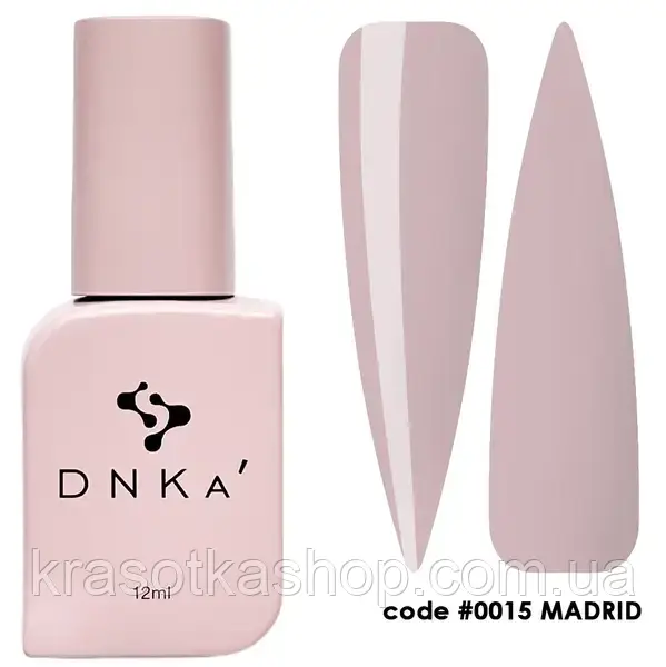 Топ камуфлюючий для нігтів без липкого шару Cover Top №0015 Madrid DNKa', 12 мл