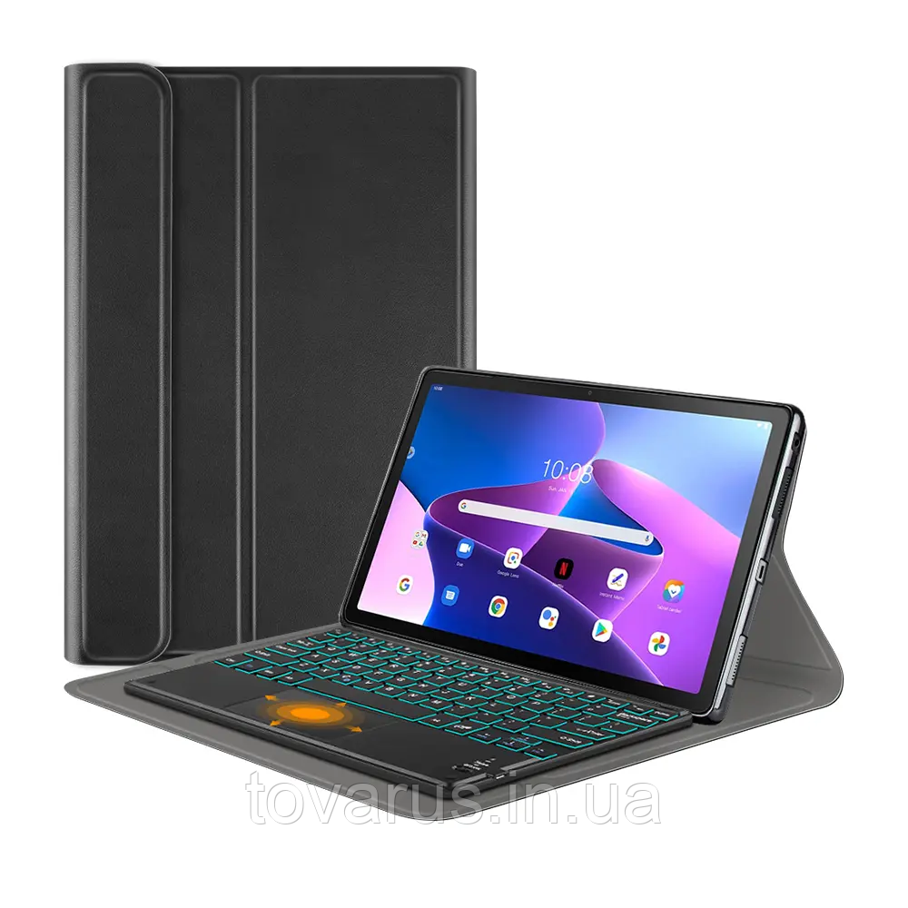 Чохол + bluetooth клавіатура для планшету Lenovo Tab M10 Plus 10.6" (3rd Gen) TB-125 / TB-128