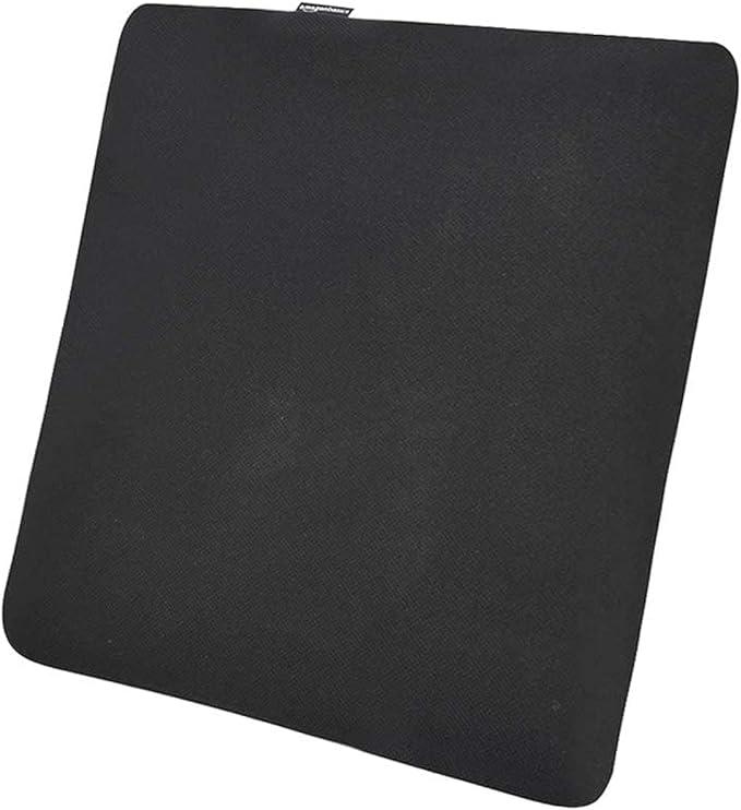 Подушка для сидіння Amazon Basics Square із піни з ефектом пам'яті, 37,6 x 38 x 3 см, чорна